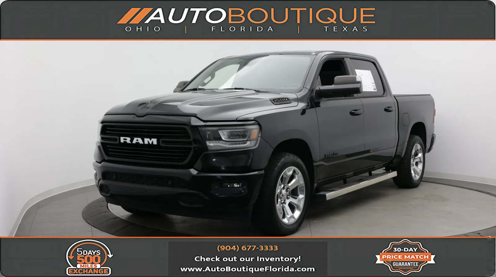 Black 2019 Ram 1500 Big Horn/Lone Star for sale in Jacksonville, FL