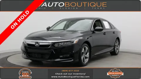 Black 2019 Honda Accord Sedan EX 1.5T for sale in Jacksonville, FL