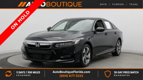 Black 2019 Honda Accord Sedan EX 1.5T for sale in Jacksonville, FL