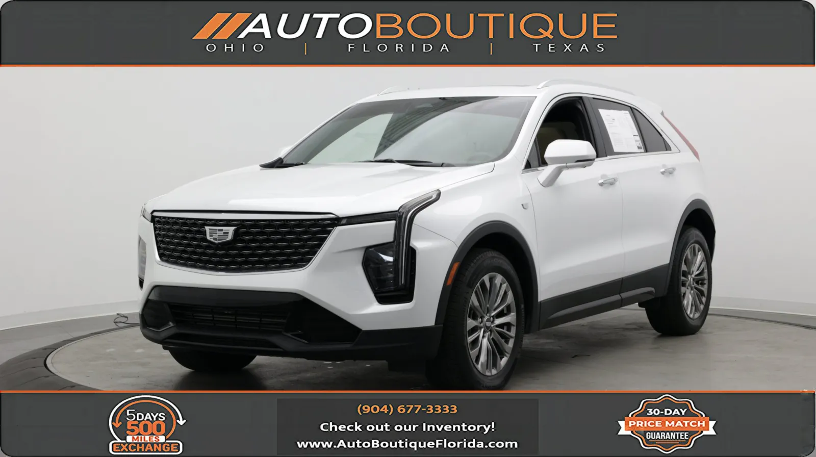 White 2025 Cadillac XT4 FWD Premium Luxury for sale in Jacksonville, FL