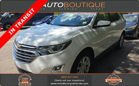 White 2021 Chevrolet Equinox LT for sale in Jacksonville, FL