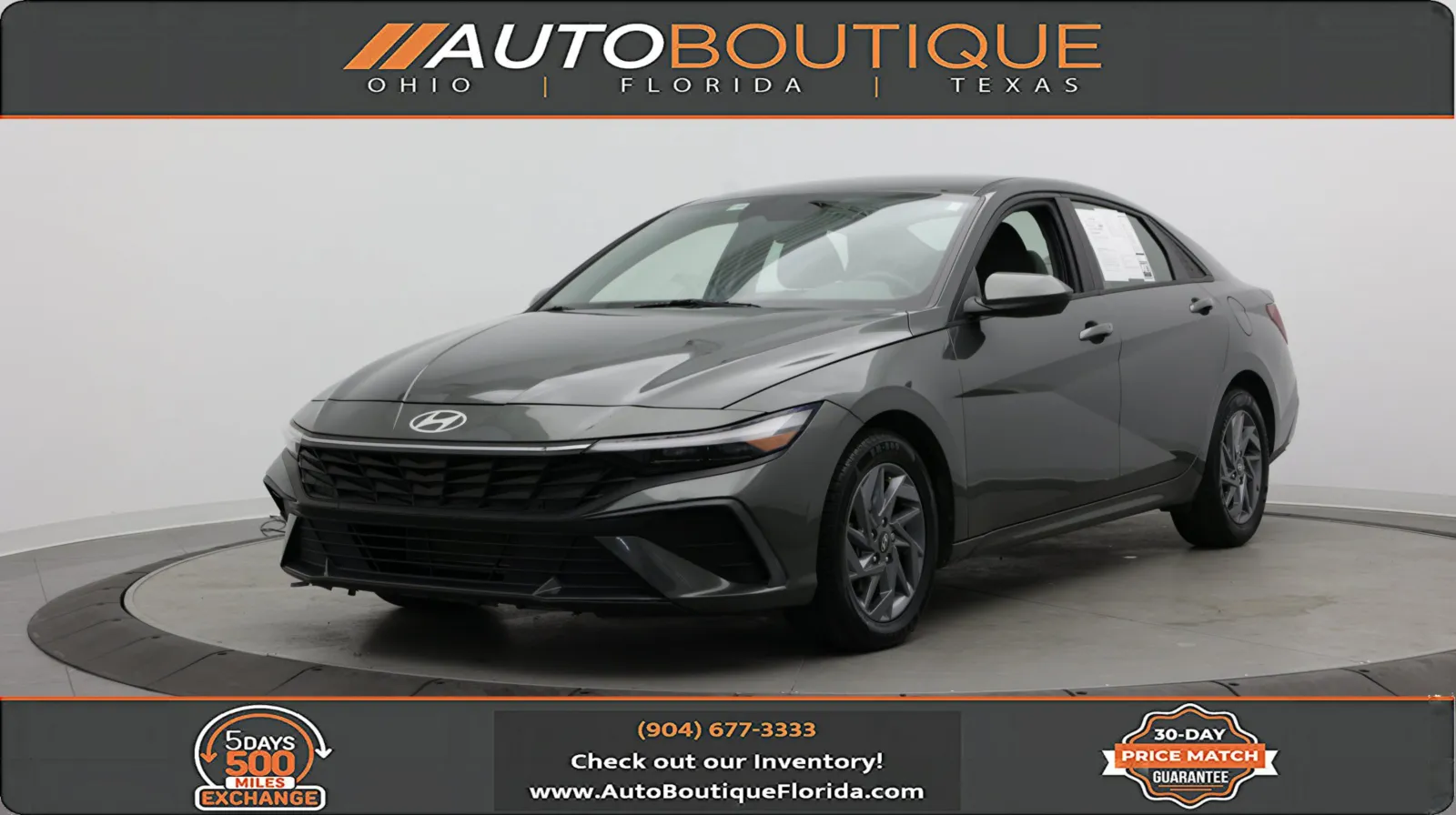 Gray 2024 Hyundai Elantra SEL for sale in Jacksonville, FL
