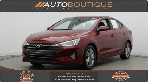 Red 2020 Hyundai Elantra SEL for sale in Jacksonville, FL