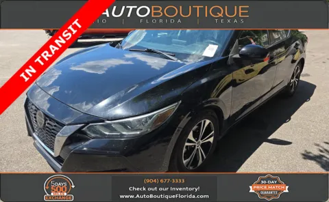 Black 2021 Nissan Sentra SV for sale in Jacksonville, FL