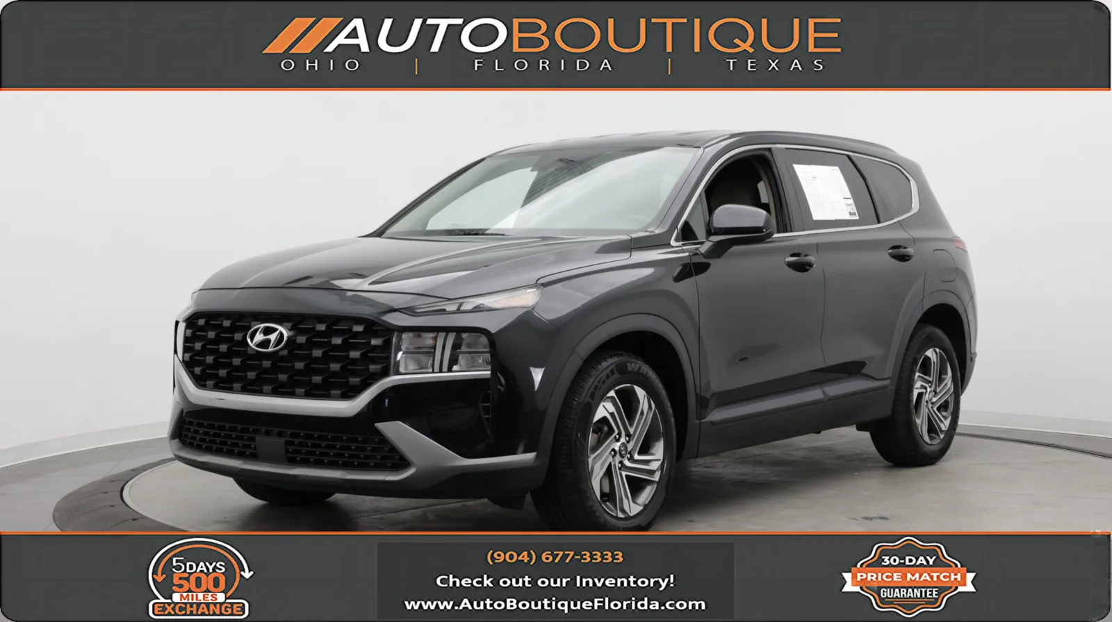 Black 2022 Hyundai Santa Fe SE for sale in Jacksonville, FL