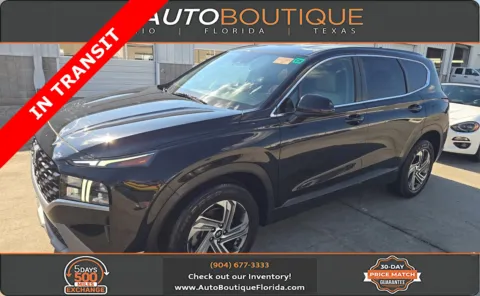 Black 2022 Hyundai Santa Fe SE for sale in Jacksonville, FL