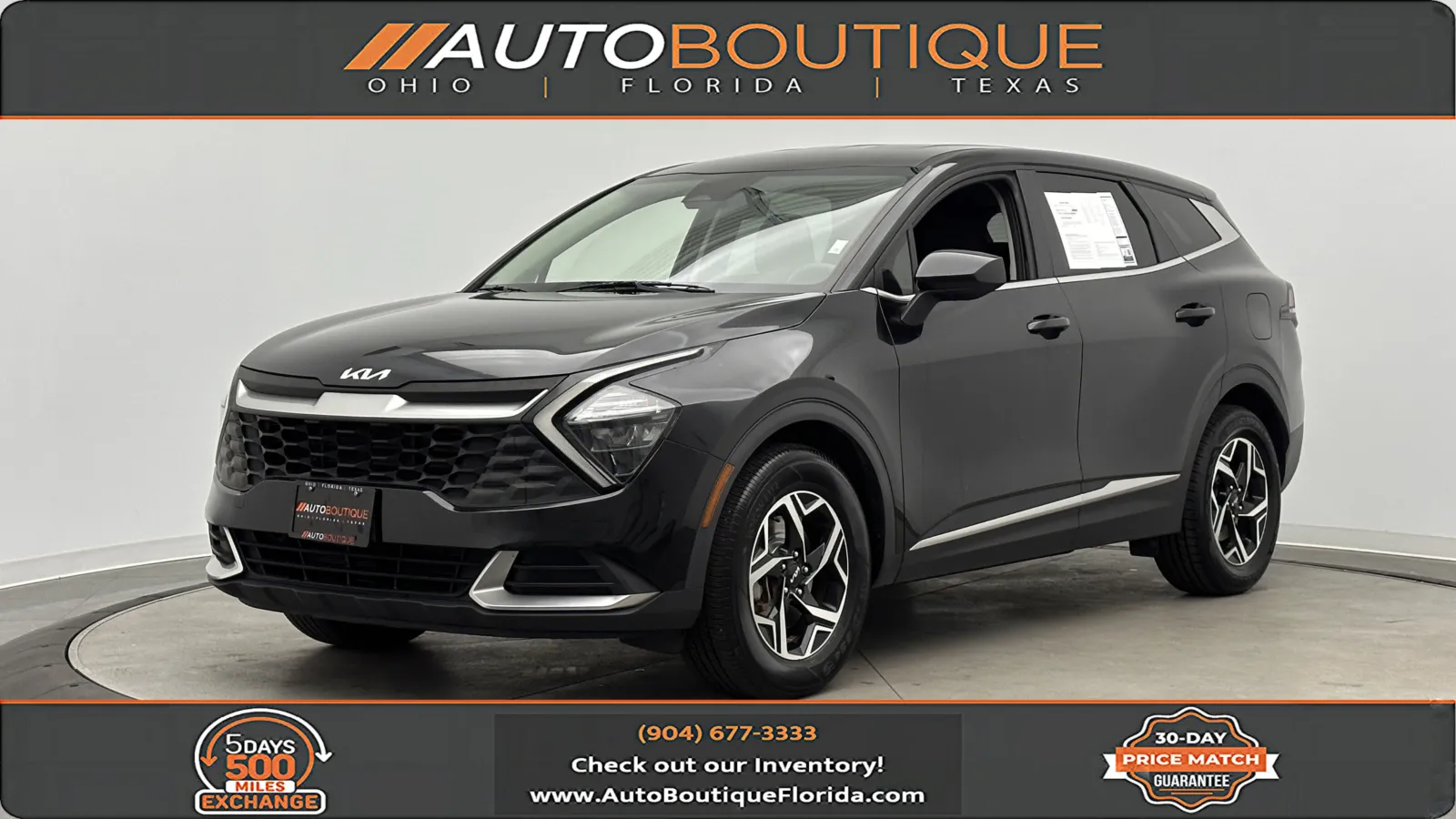 Black 2023 Kia Sportage LX for sale in Jacksonville, FL