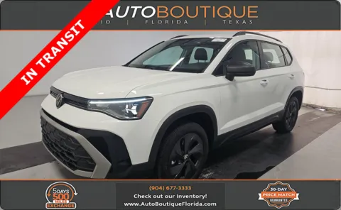 White 2025 Volkswagen Taos S for sale in Jacksonville, FL