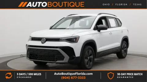 White 2025 Volkswagen Taos S for sale in Jacksonville, FL