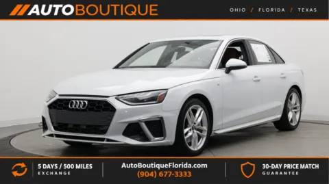White 2023 Audi A4 Sedan S line Premium for sale in Jacksonville, FL