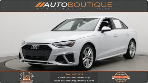 White 2023 Audi A4 Sedan S line Premium for sale in Jacksonville, FL