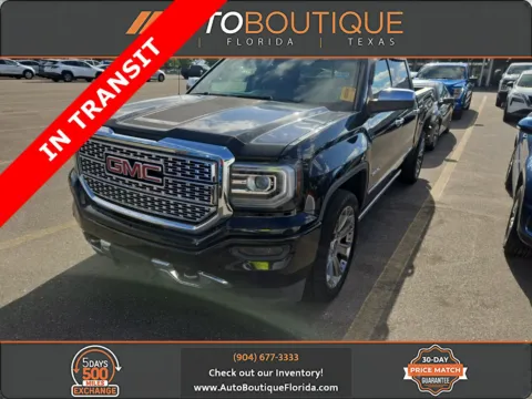 Black 2018 GMC Sierra 1500 Denali for sale in Jacksonville, FL