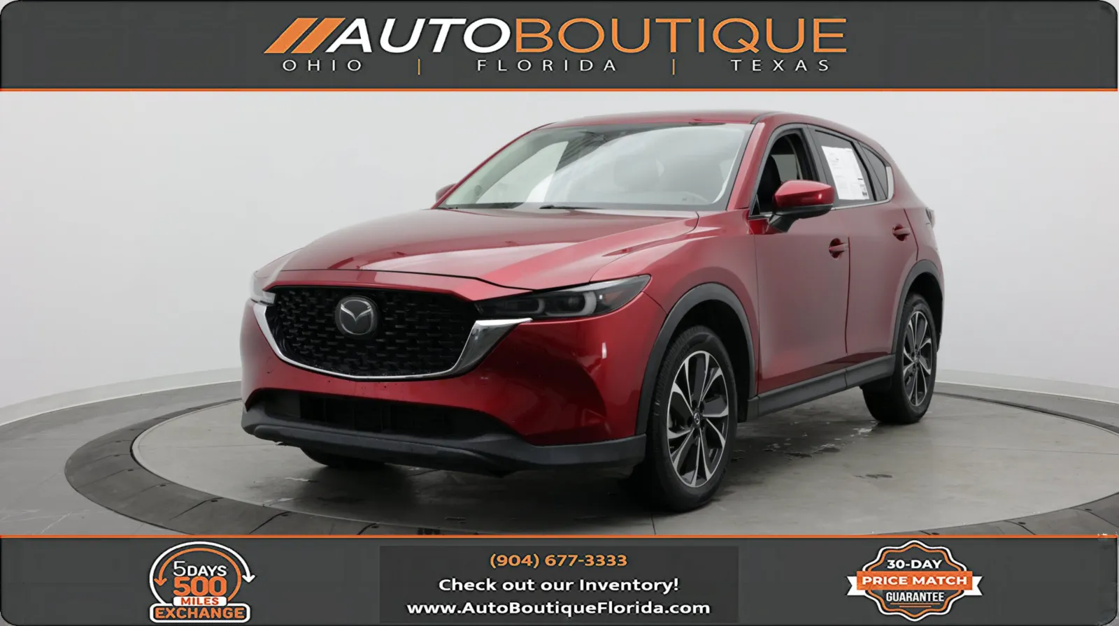 Red 2023 Mazda CX-5 2.5 S Premium Package for sale in Jacksonville, FL