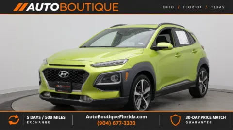 Green 2019 Hyundai Kona Ultimate for sale in Jacksonville, FL