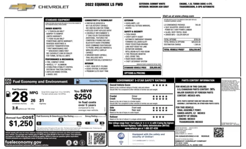 More photos of 2022 Chevrolet Equinox LS at Auto Boutique Florida, FL