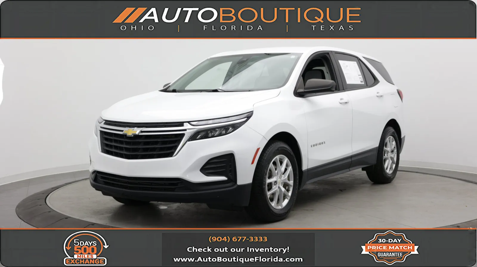 White 2022 Chevrolet Equinox LS for sale in Jacksonville, FL