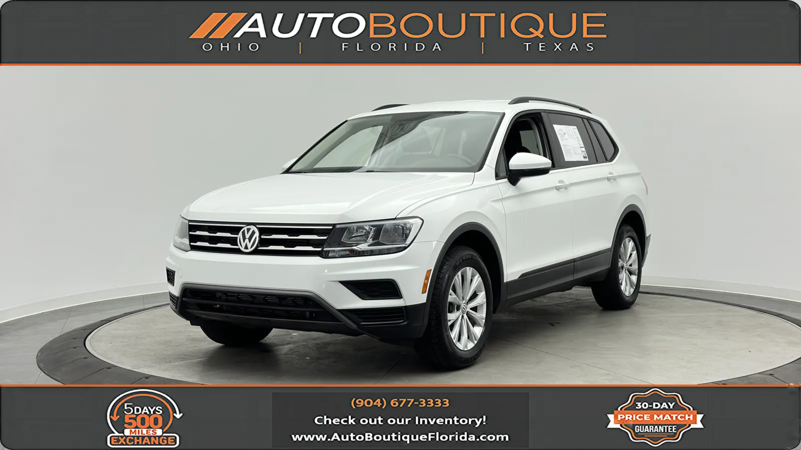 White 2020 Volkswagen Tiguan S for sale in Jacksonville, FL