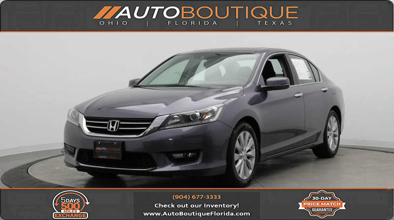 2014 Honda Accord Sedan EX-L for sale in Jacksonville, FL
