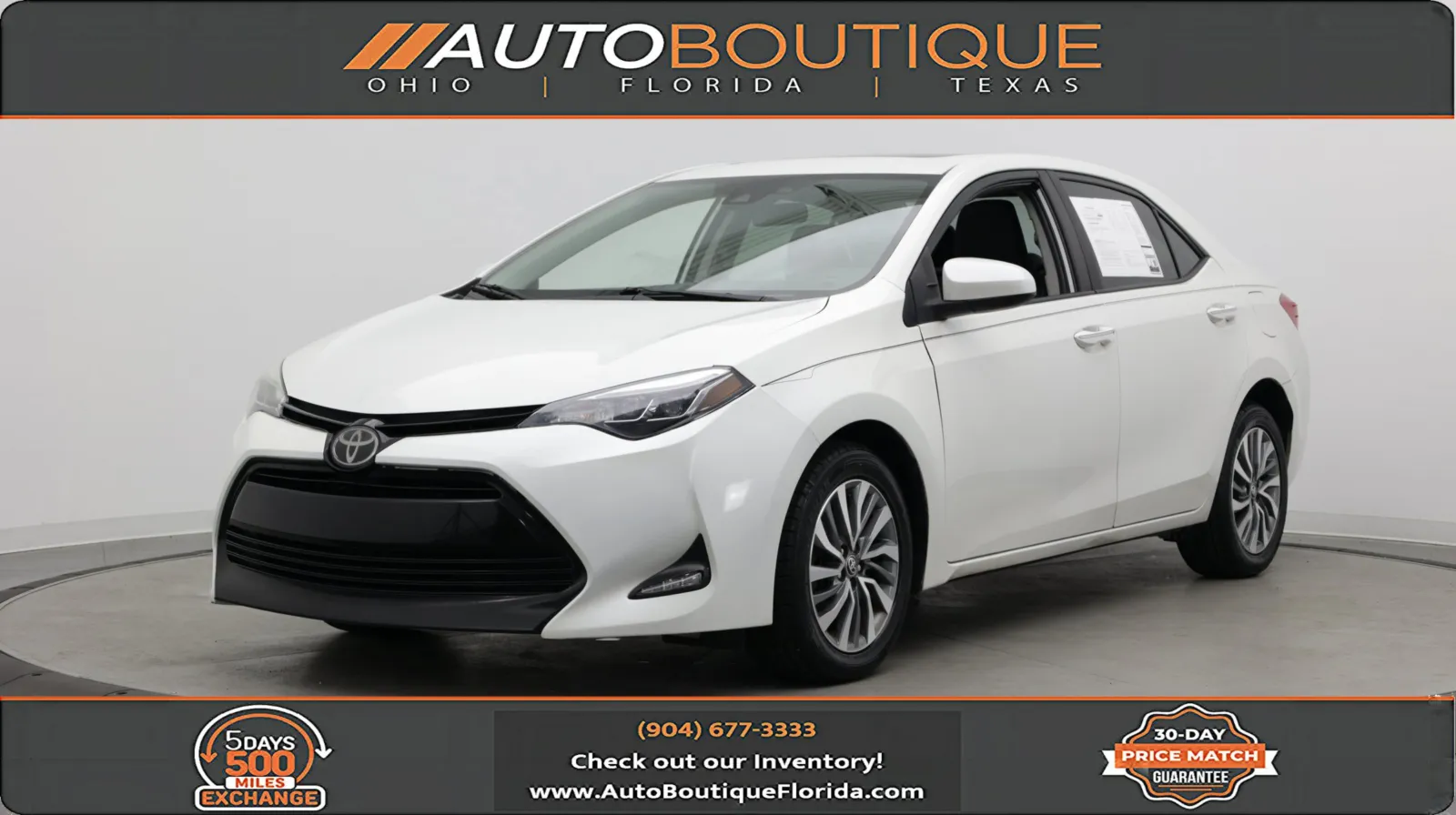 Silver 2018 Toyota Corolla LE for sale in Jacksonville, FL