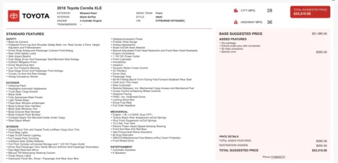 More photos of 2018 Toyota Corolla LE at Auto Boutique Florida, FL