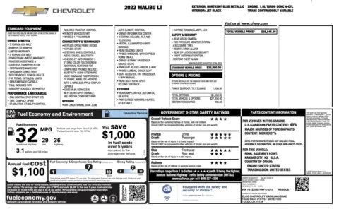 More photos of 2022 Chevrolet Malibu LT at Auto Boutique Florida, FL