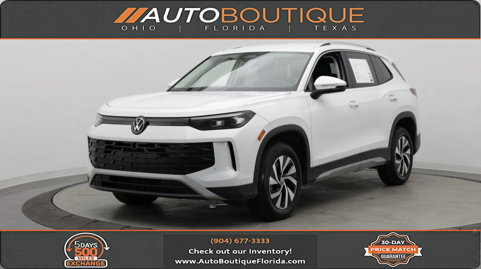 White 2025 Volkswagen Tiguan S for sale in Jacksonville, FL