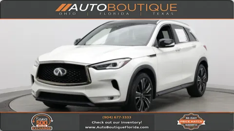 White 2021 INFINITI QX50 LUXE for sale in Jacksonville, FL