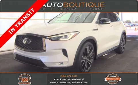 White 2021 INFINITI QX50 LUXE for sale in Jacksonville, FL