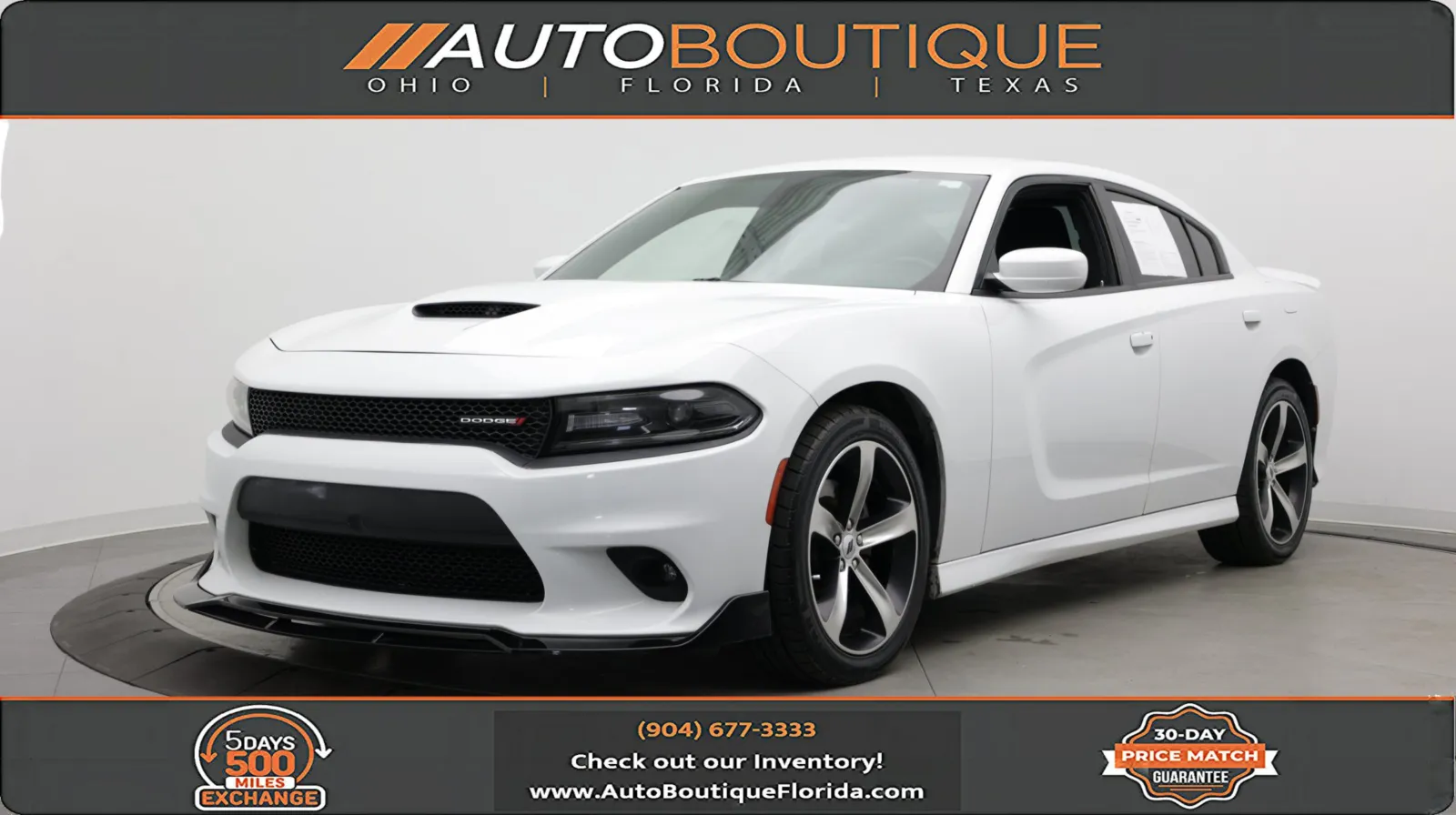 White 2019 Dodge Charger GT for sale in Jacksonville, FL