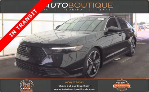 Black 2024 Honda Accord Hybrid Sport for sale in Jacksonville, FL