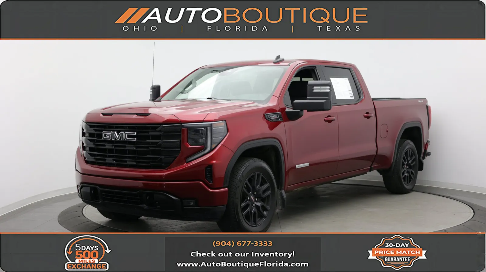 Red 2023 GMC Sierra 1500 Elevation for sale in Jacksonville, FL