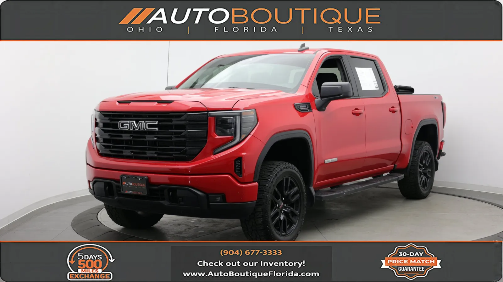 Red 2023 GMC Sierra 1500 Elevation for sale in Jacksonville, FL
