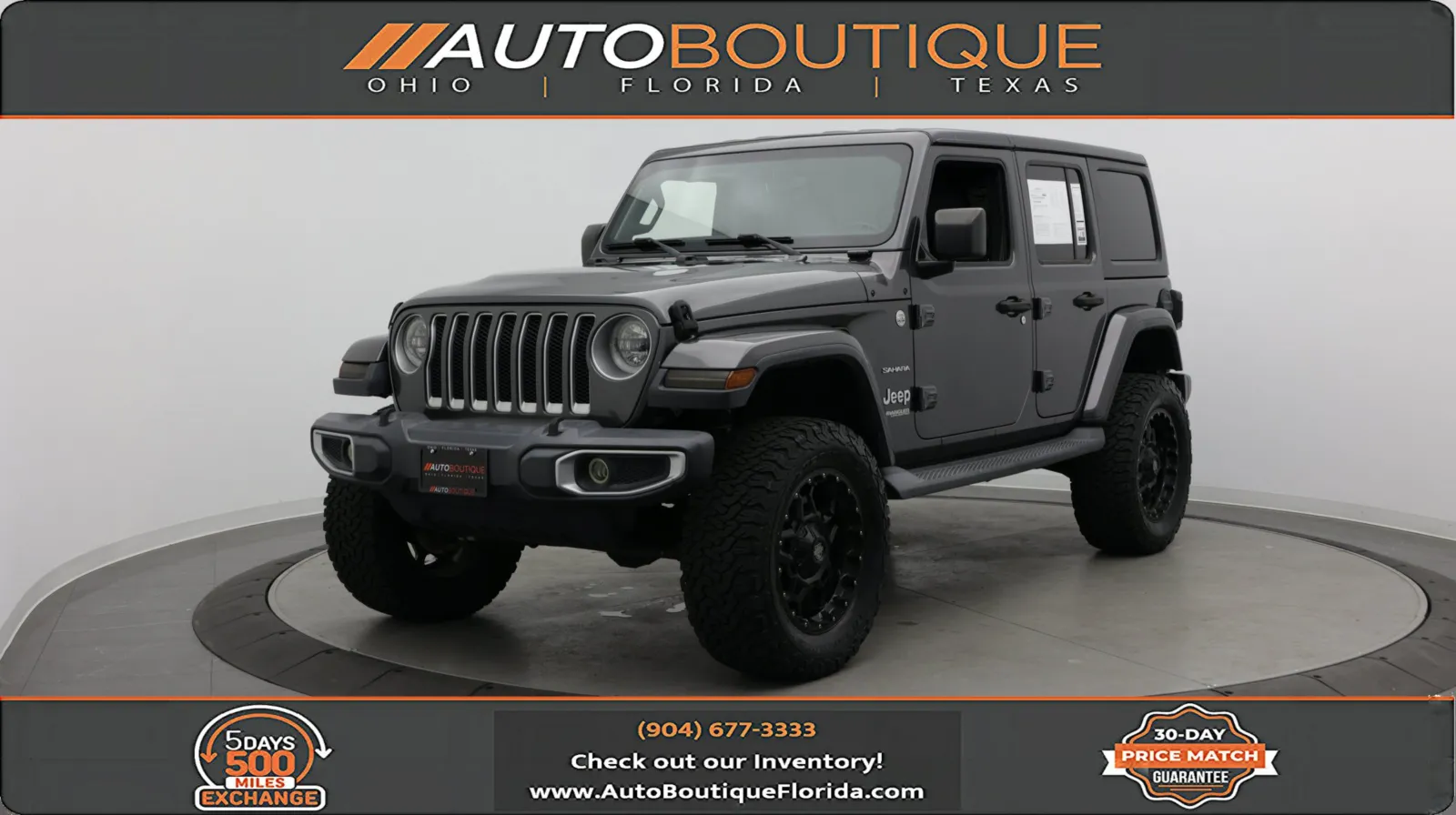 2018 Jeep Wrangler Unlimited Sahara for sale in Jacksonville, FL