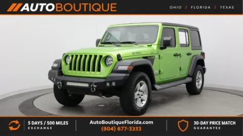 Green 2020 Jeep Wrangler Unlimited Sport for sale in Jacksonville, FL