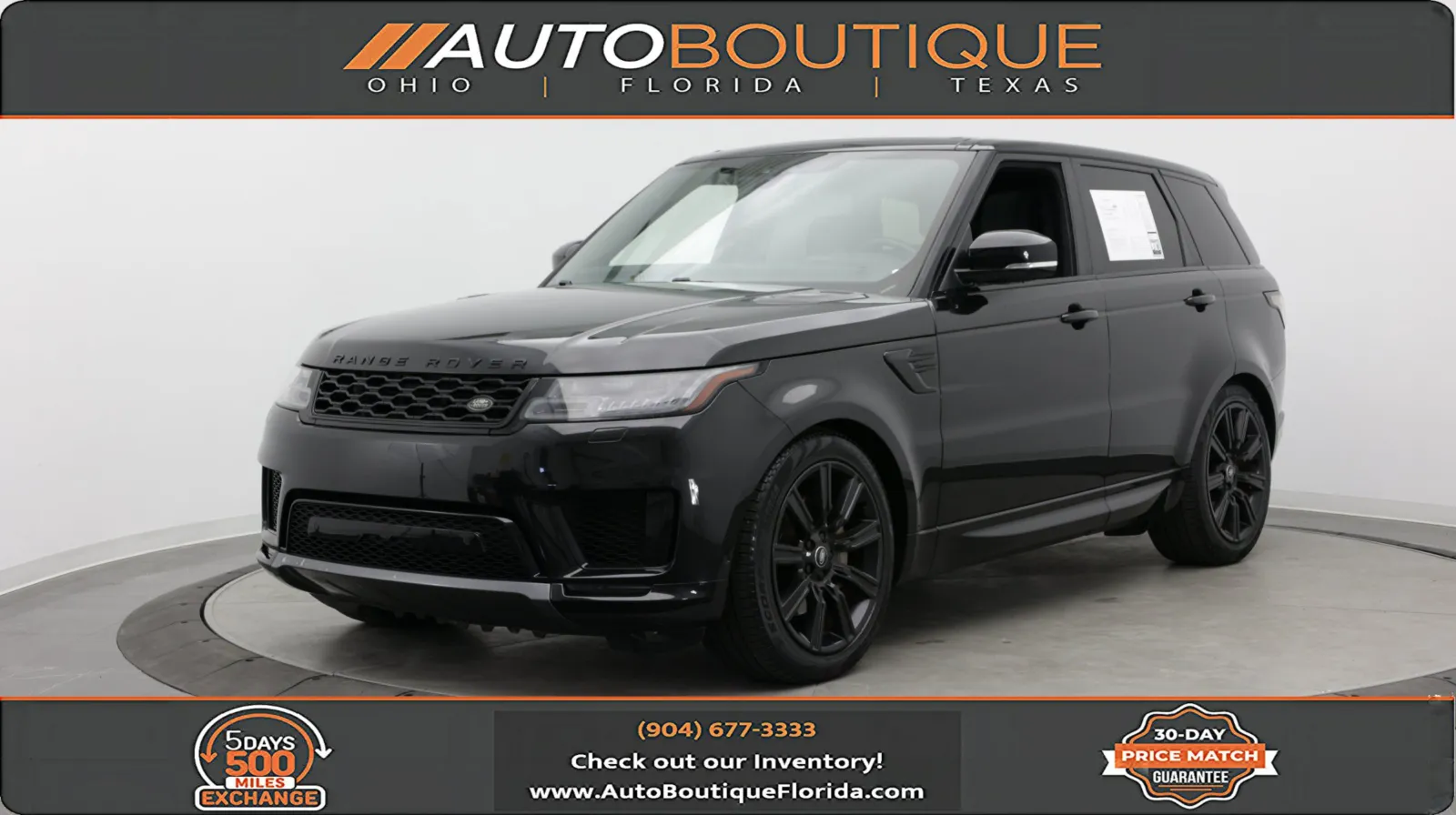 Black 2022 Land Rover Range Rover Sport HSE Silver Edition for sale in Jacksonville, FL