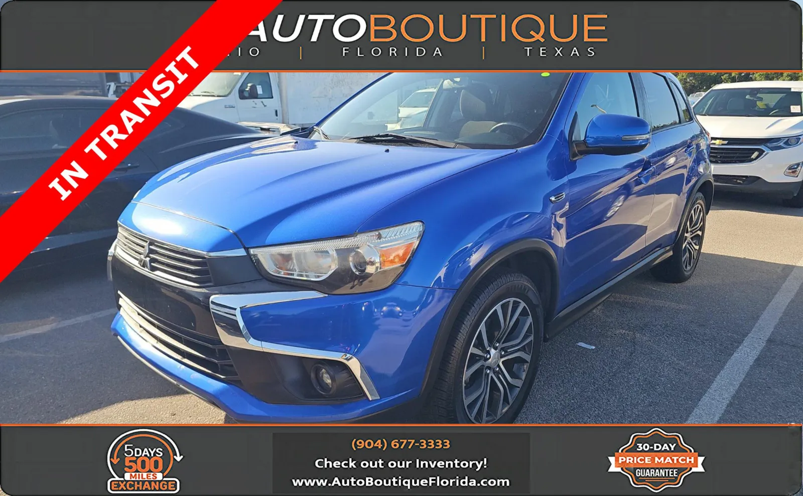 Blue 2016 Mitsubishi Outlander Sport 2.4 ES for sale in Jacksonville, FL