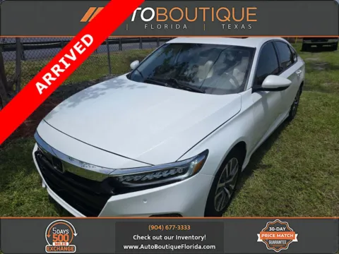 White 2021 Honda Accord Hybrid EX-L for sale in Jacksonville, FL