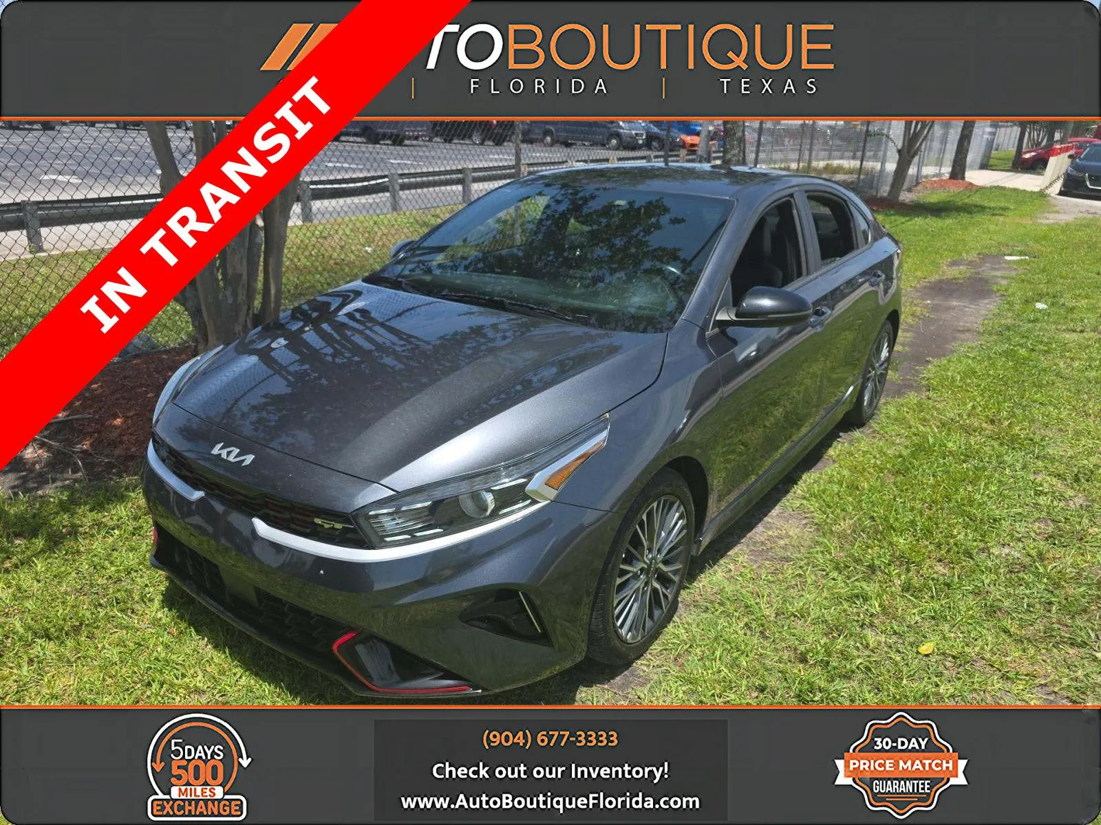 Gray 2024 Kia Forte GT-Line for sale in Jacksonville, FL