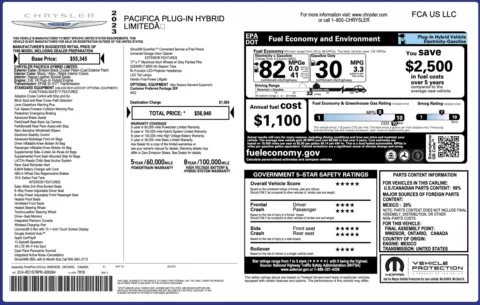 More photos of 2023 Chrysler Pacifica Hybrid Limited at Auto Boutique Florida, FL