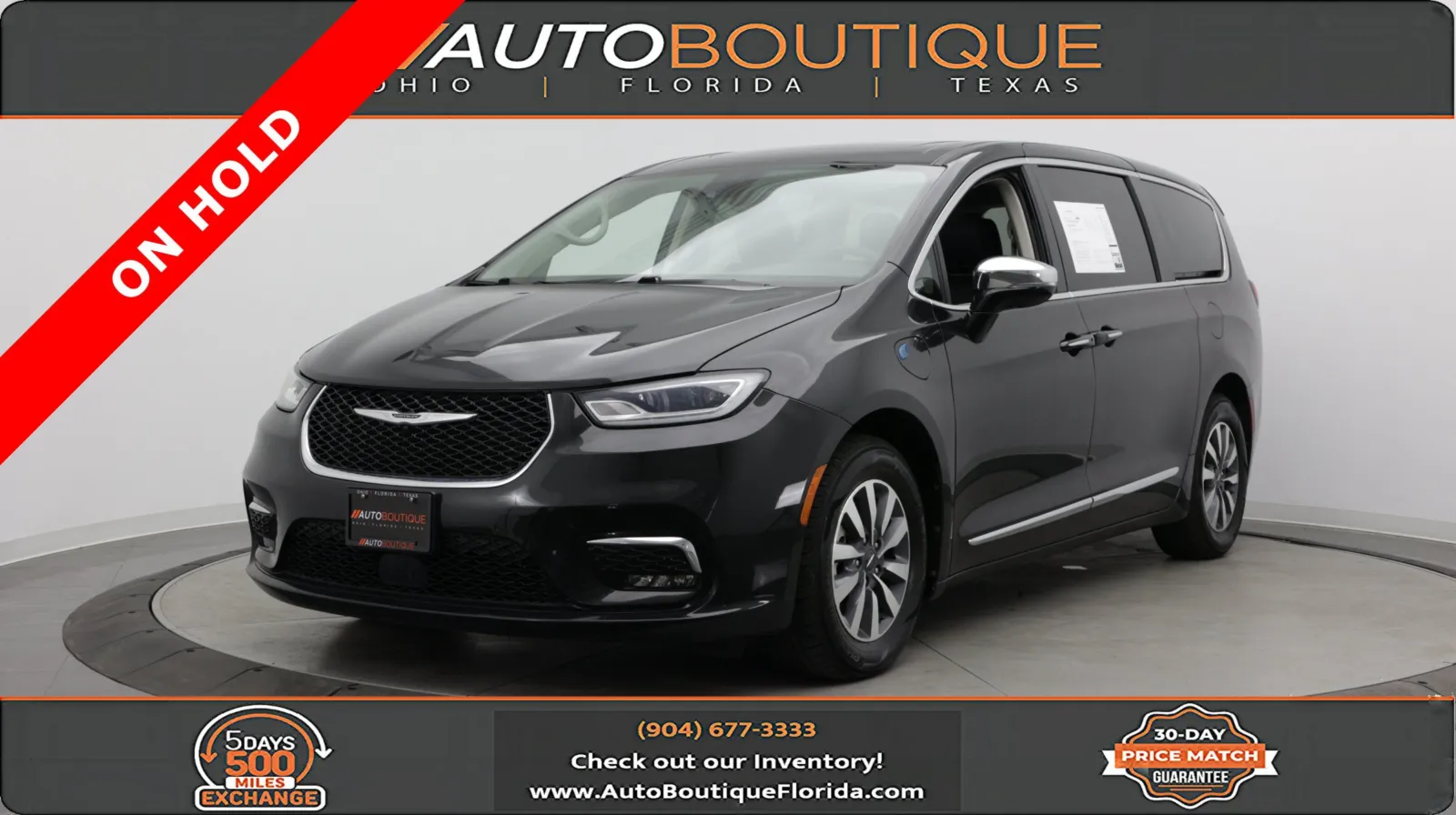 Black 2023 Chrysler Pacifica Hybrid Limited for sale in Jacksonville, FL