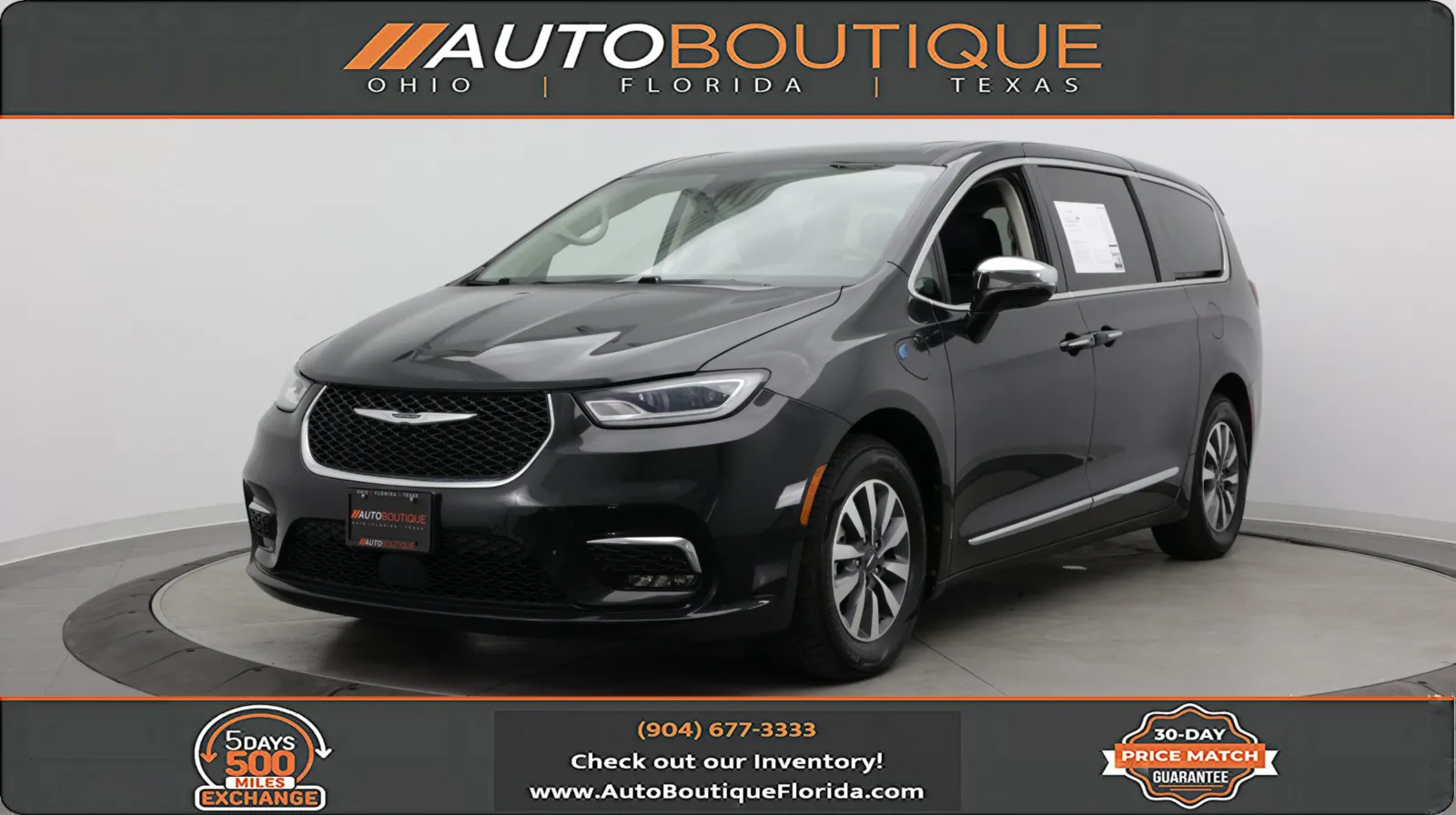 Black 2023 Chrysler Pacifica Hybrid Limited for sale in Jacksonville, FL