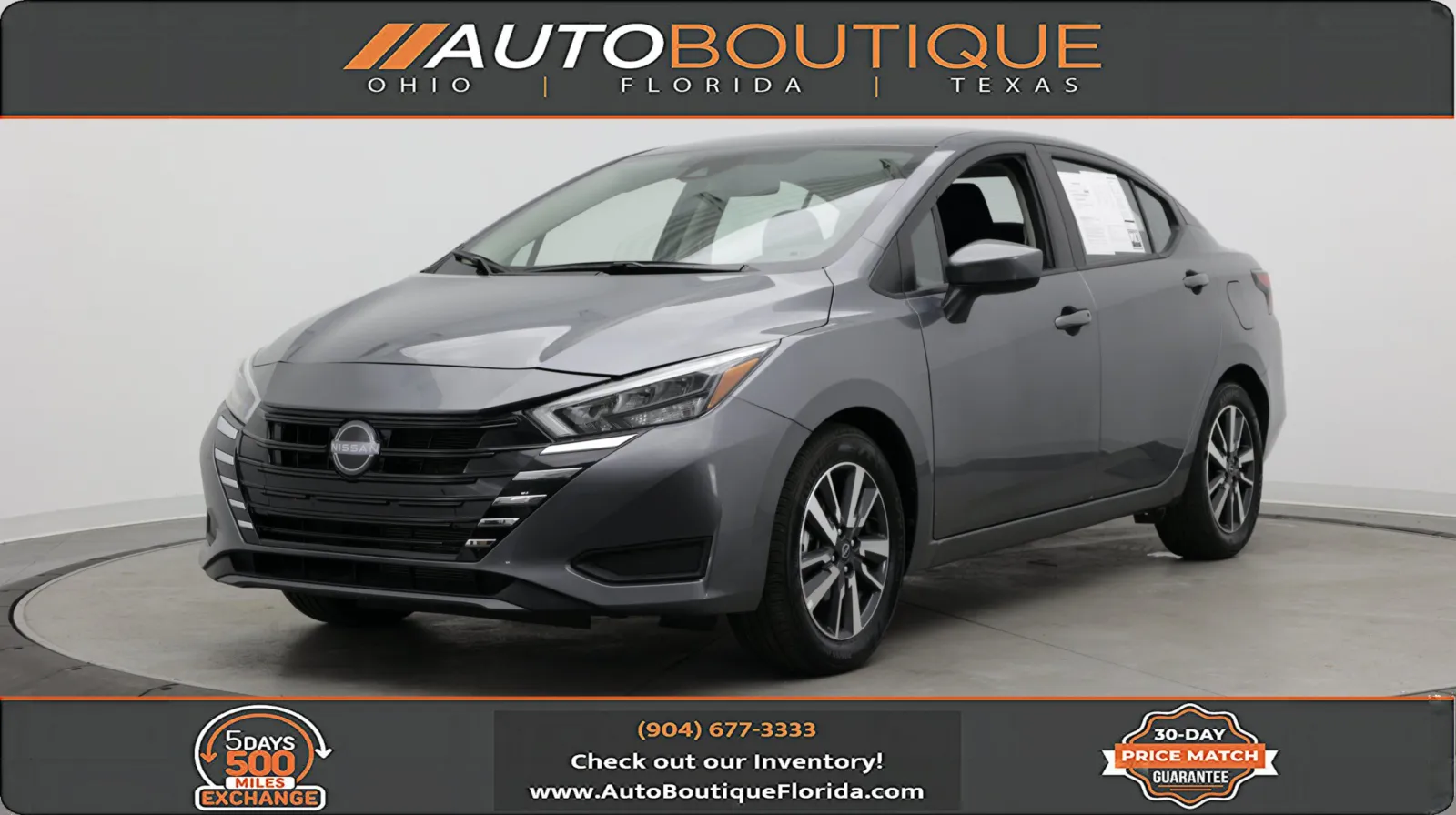 Gray 2025 Nissan Versa SV for sale in Jacksonville, FL