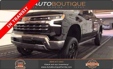 Black 2023 Chevrolet Silverado 1500 LTZ for sale in Jacksonville, FL