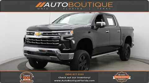 Black 2023 Chevrolet Silverado 1500 LTZ for sale in Jacksonville, FL