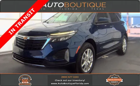 Blue 2022 Chevrolet Equinox LT for sale in Jacksonville, FL