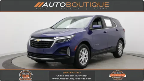 Blue 2022 Chevrolet Equinox LT for sale in Jacksonville, FL