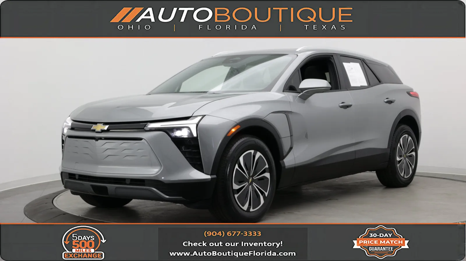Gray 2024 Chevrolet Blazer EV eAWD LT for sale in Jacksonville, FL