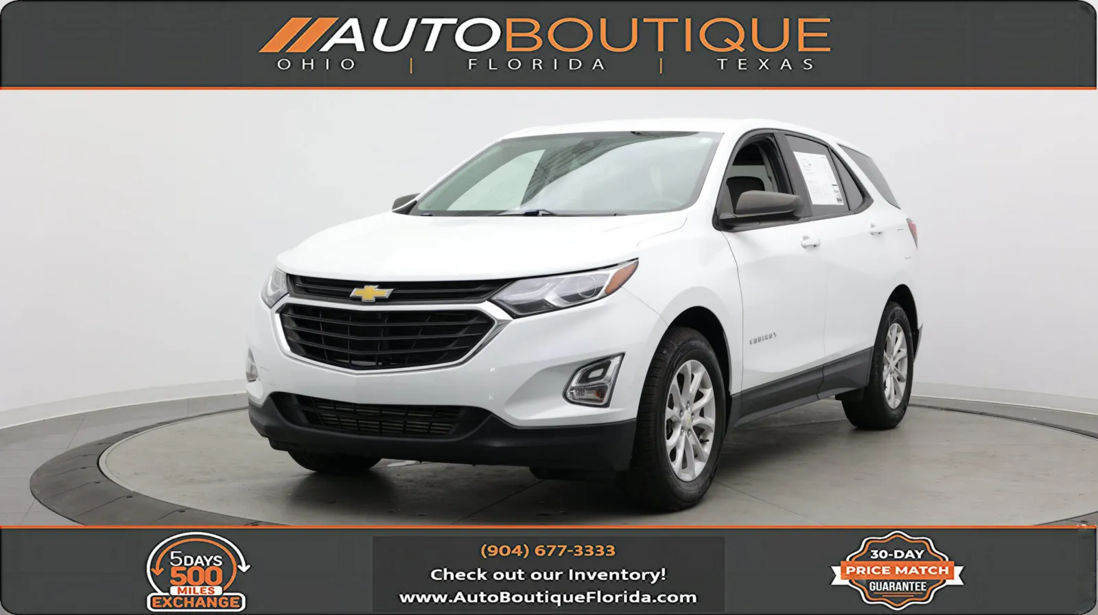 White 2021 Chevrolet Equinox LS for sale in Jacksonville, FL
