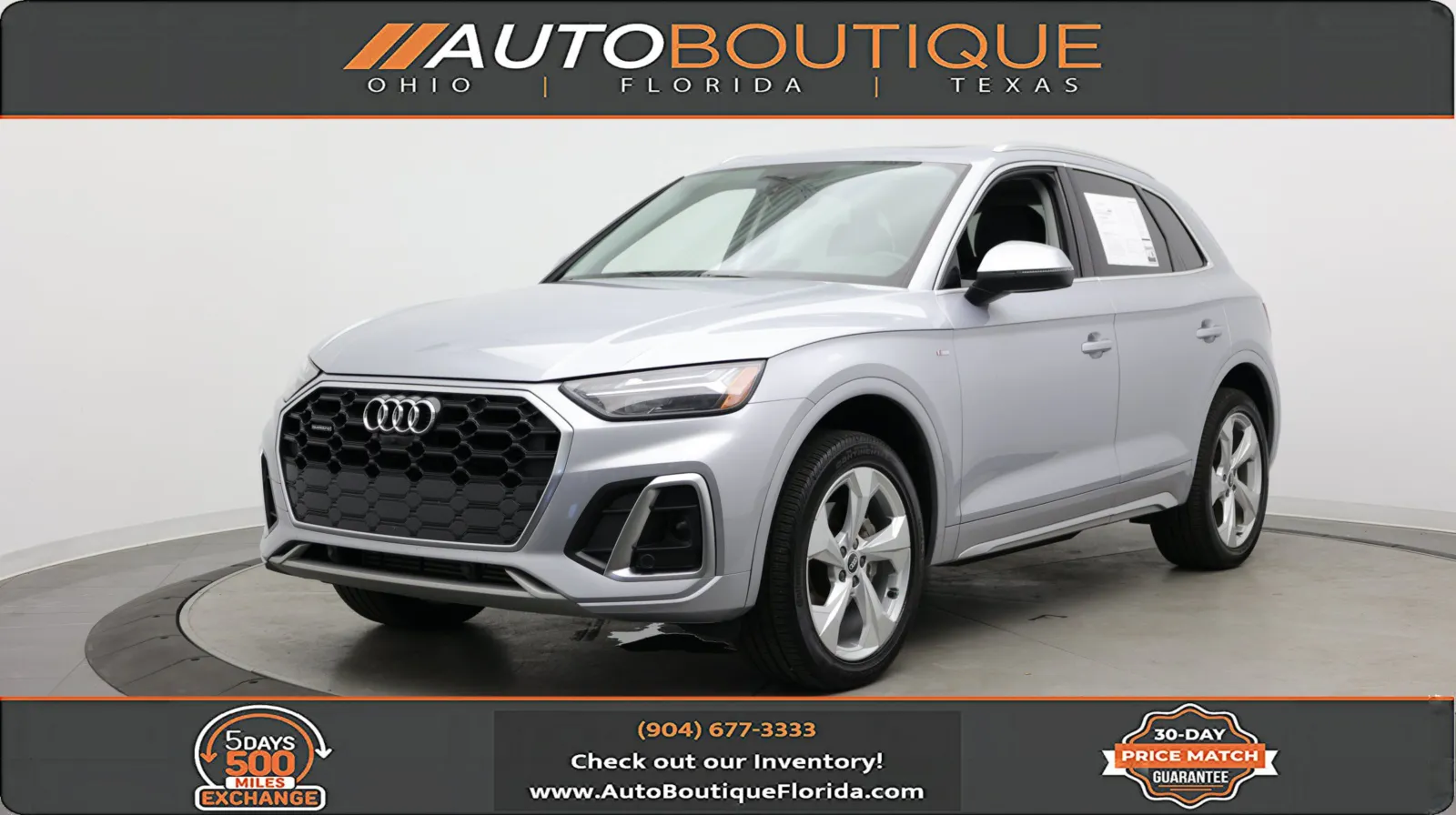 Silver 2022 Audi Q5 S line Premium Plus for sale in Jacksonville, FL