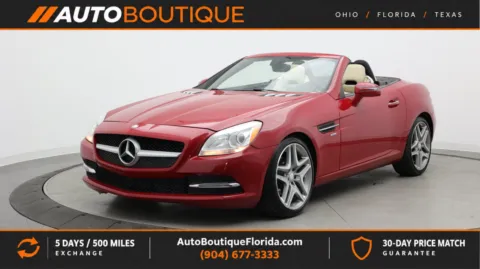 Red 2015 Mercedes-Benz SLK-Class SLK 250 for sale in Jacksonville, FL